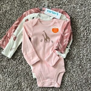 Carters 3-pack of long sleeve onesies